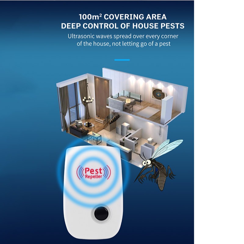 New Electronic Ultrasonic Pest Repeller Bug Mosquito Cockroach Rats ...