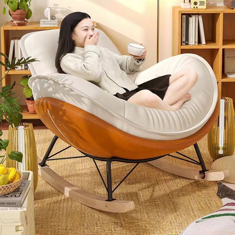 Extra Large Rocking Chair Penguin Reclining Chair Nordic Lazy Sofa Home ...