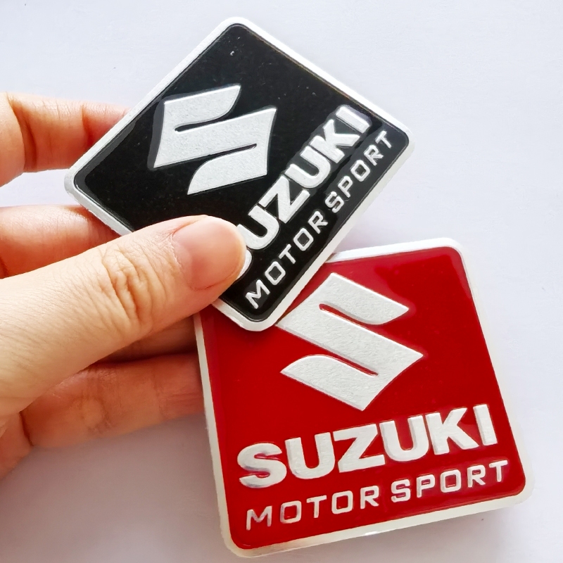 1 x Aluminum SUZUKI Motorsports Logo Car Auto Decorative Emblem Badge ...