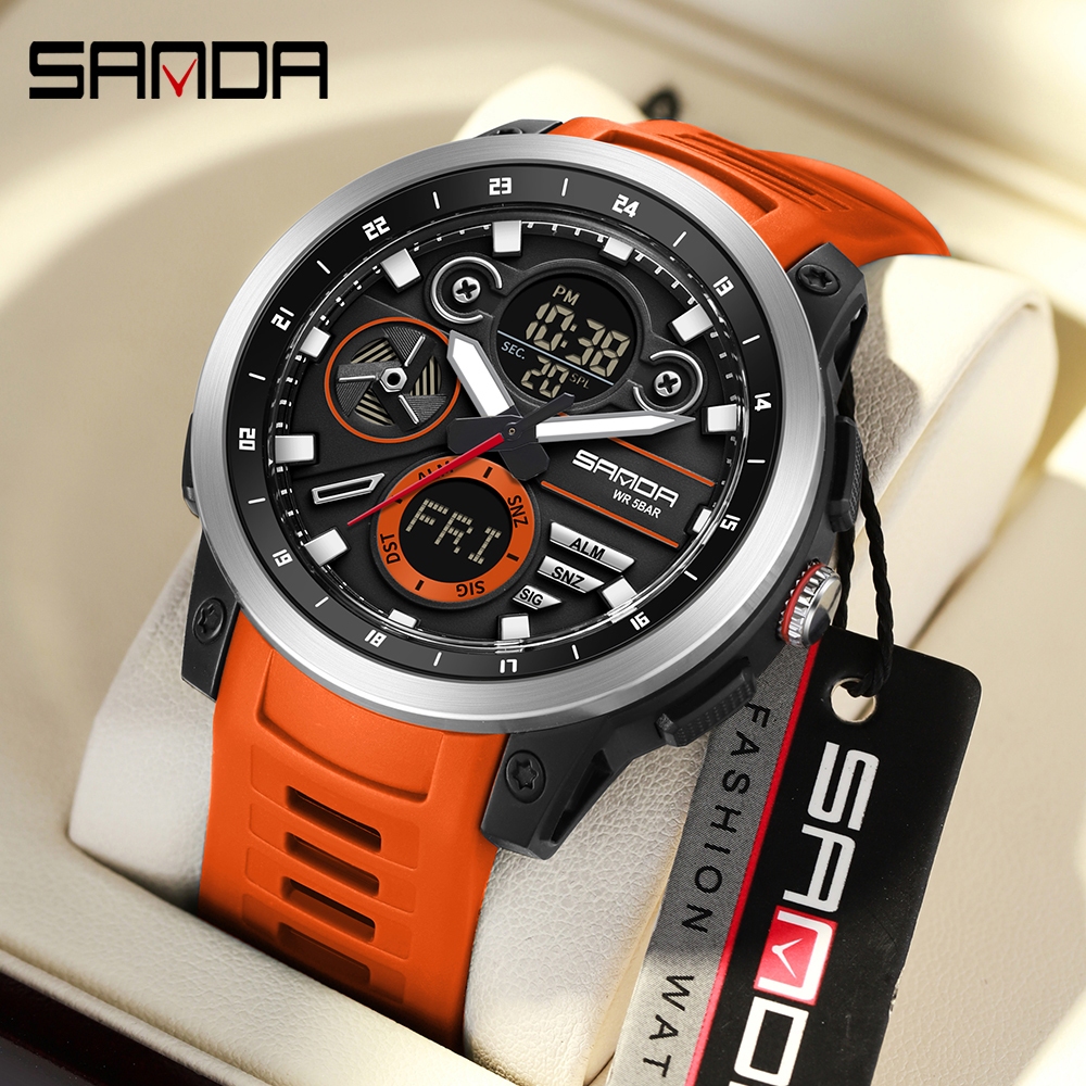 SANDA 3379 Dual Display LED Night Light Leisure Student Electronic ...