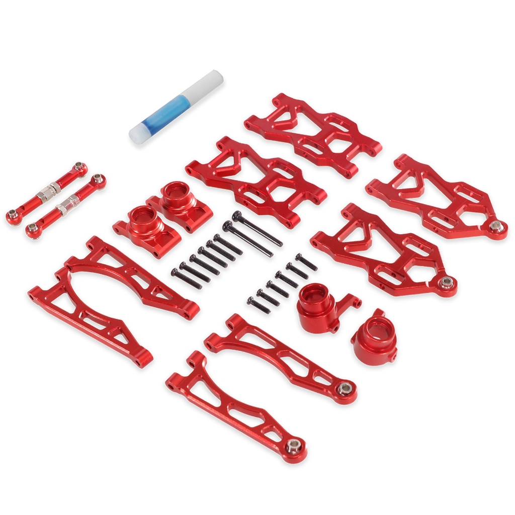 Pièces de Mise à Niveau Compatible avec SCY 16101 16102 16103 4 Pièces Amortisseur en Métal 1/16 RC Voiture Mises À Niveau Pièces Accessoires (Color : 1