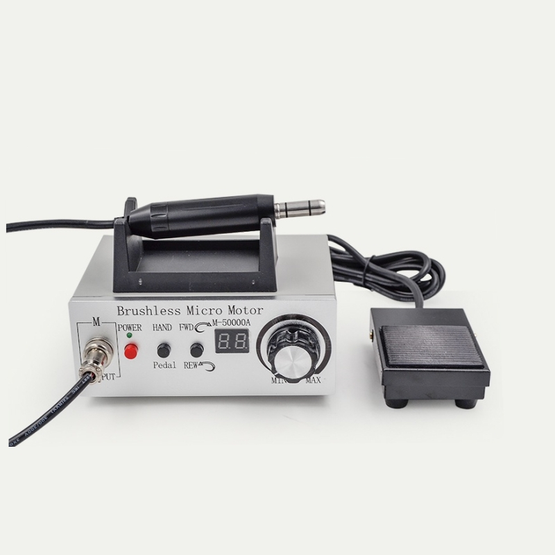 Dental Laboratory Micromotor 50,000 RPM Non-Carbon Brushless Micro ...