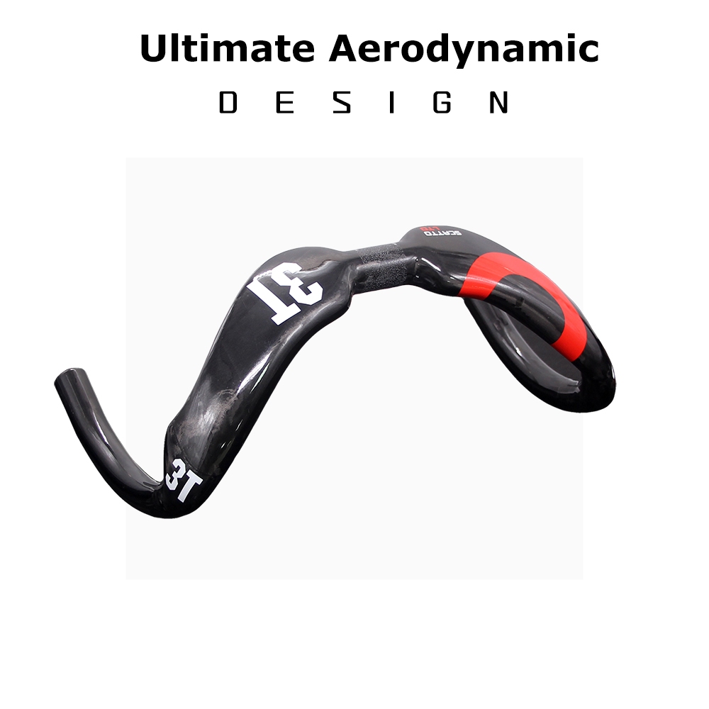3T Cycling SCATTO LTD Track bar Full Carbon Road Handlebar Gloss