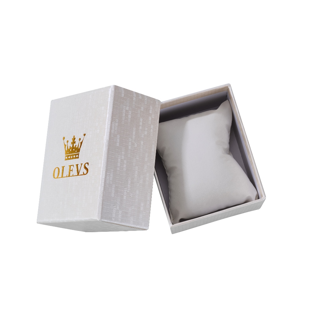 OLEVS Original White Square Watch Box Gift | Shopee Philippines
