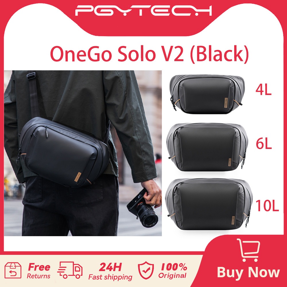 PGYTECH OneGo Solo V2 Black 4/6/10L Camera Bag Mirrorless Camera Large ...