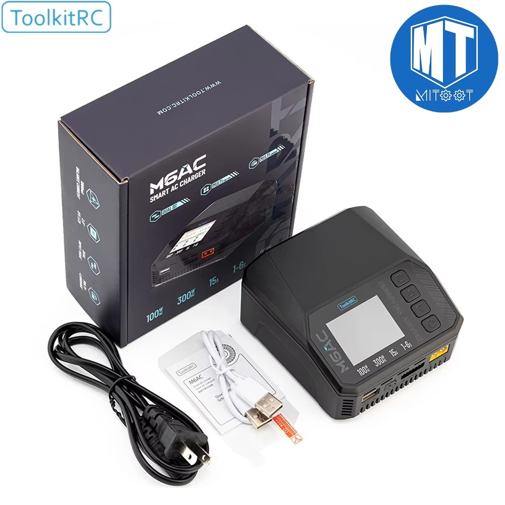 HOTA T6 300W 15A 1-6S Lipo Nicd NiMH Intelligentes symmetrisches Lagerät Entlar für RC FPV Drone DIY Ersatz  26
