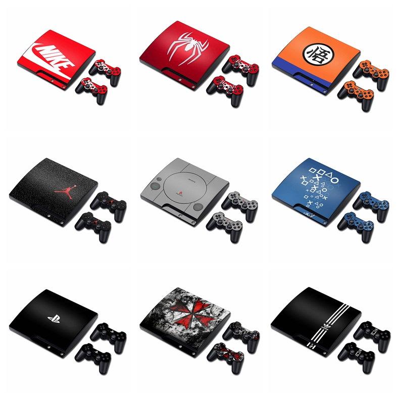 81 Colors Skin Sticker Compatible with Sony Playstation 3 Slim Vinyl ...