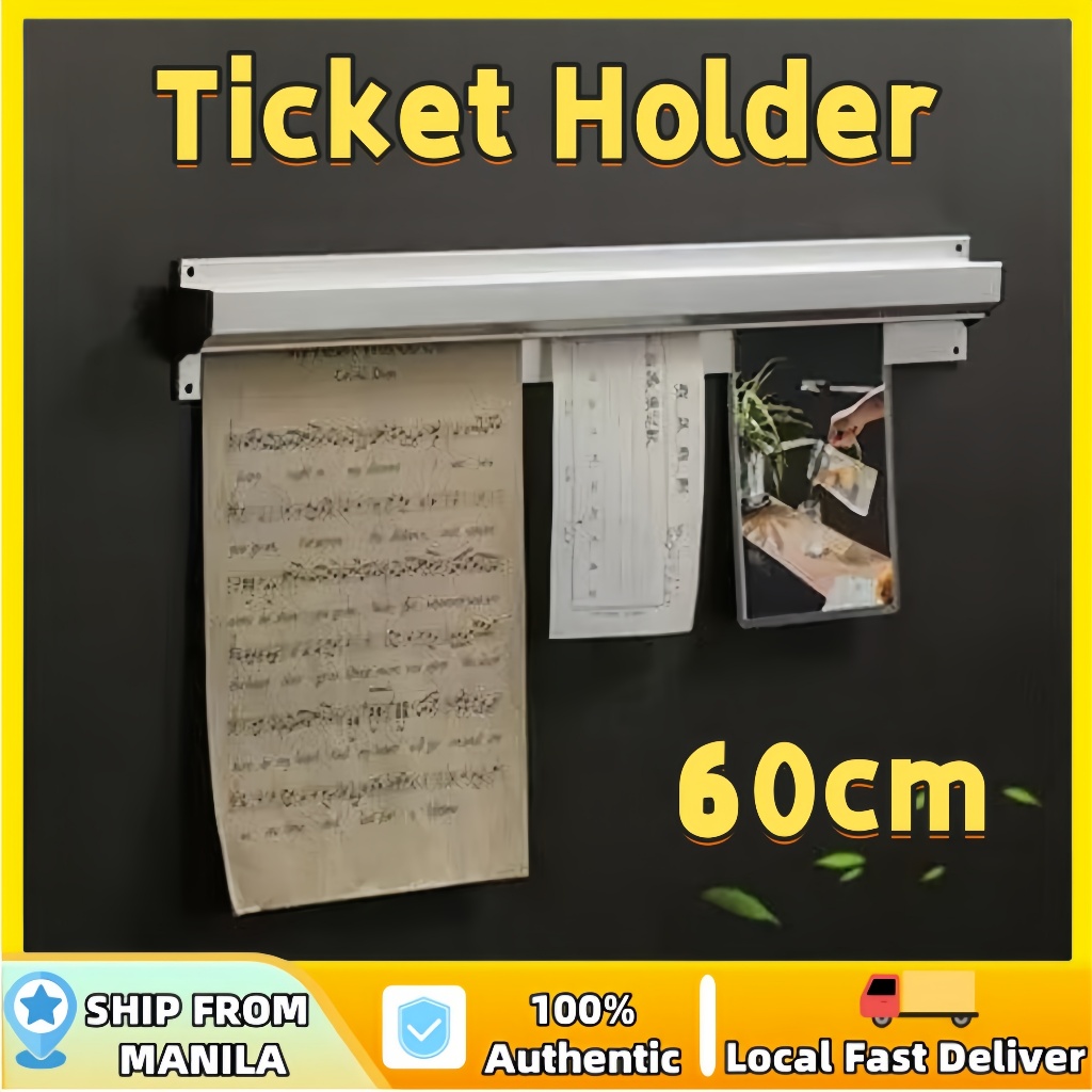 Restaurant Order Holder, Kitchen Bill Holder, Receipt Hanging Rack, Aluminum Order Grabber Wall Mounted Order Rack, Kontak Holder, Tab Grabber For Kitchen, Hotel, Bar, Office, Orders Ticket (15.7 - View #5
