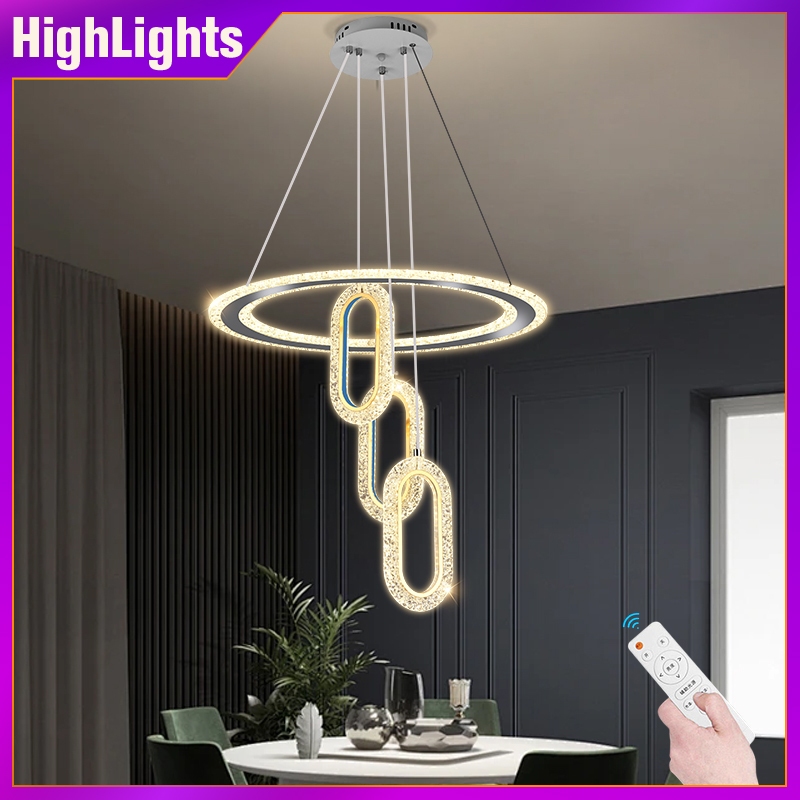 Restaurant Pendant Light LED Light Luxury Modern Living Room Lamp ...
