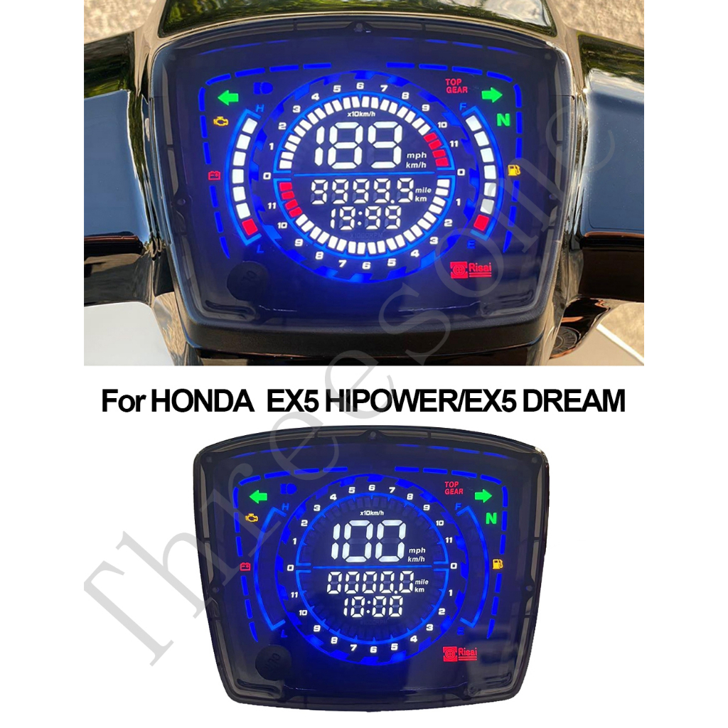 For HONDA EX5 HIPOWER/EX5 DREAM Astrea prima/star LCD Digital Meter ...