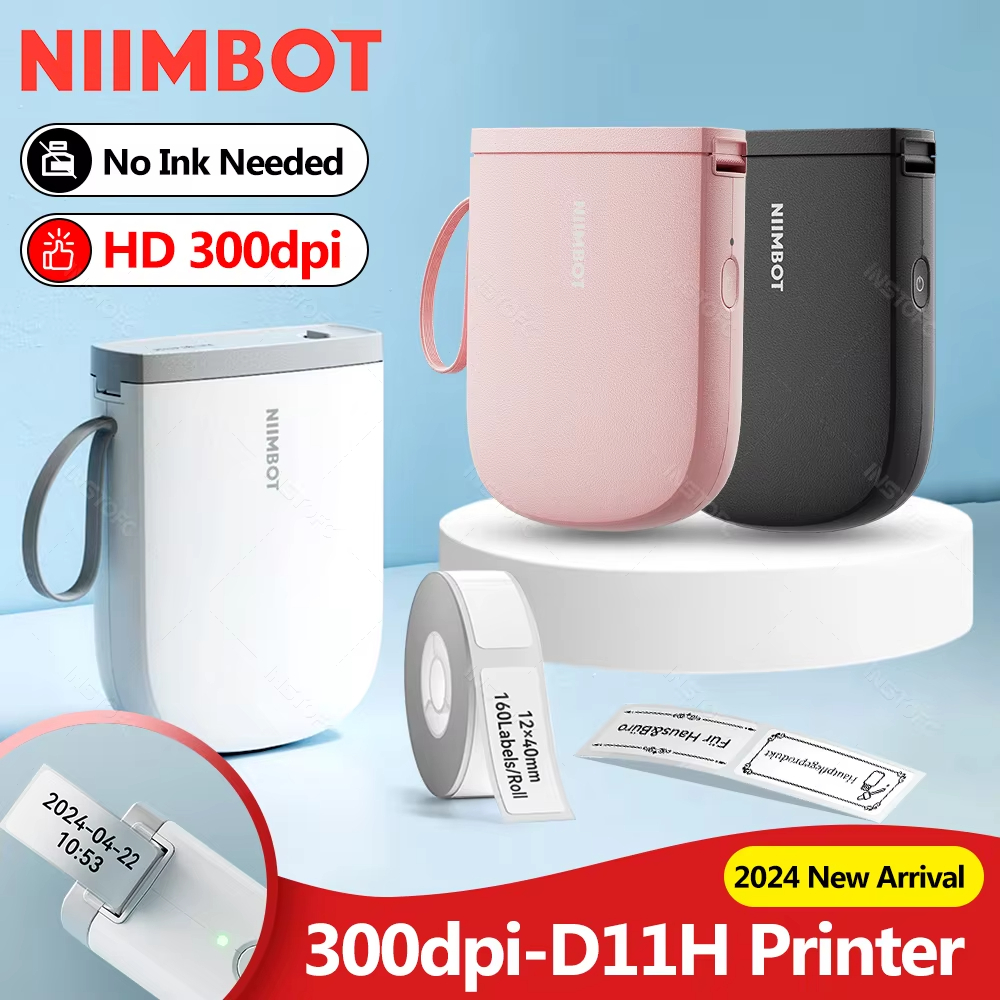 NIIMBOT D11H 300dpi High Resolution Thermal Label Printer | Shopee ...