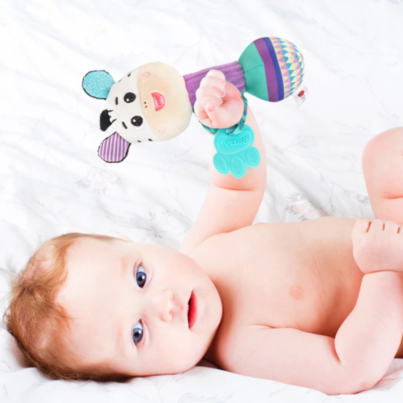 Animal Rattles Baby Plush Toys Handing BB Sounder bell Toothpaste ...