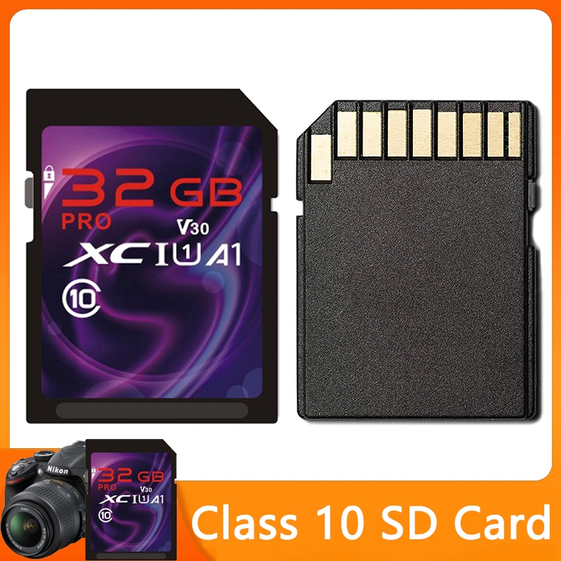 Original SD Memory Card 64GB 128GB 326GB Class10 A1 High-Speed SD Flash ...