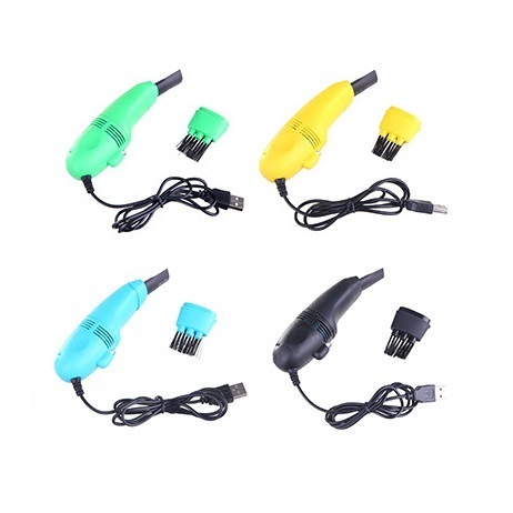 Mini Computer Vacuum USB Keyboard Cleaner PC Laptop Brush Dust Cleaning ...