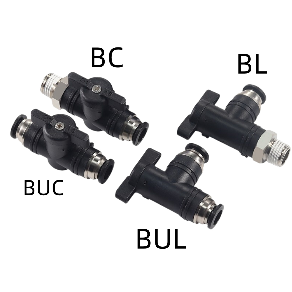 Pneumatics Air Throttle Valve Speed Control Quick Hose BUC/BC/BUL/BL ...
