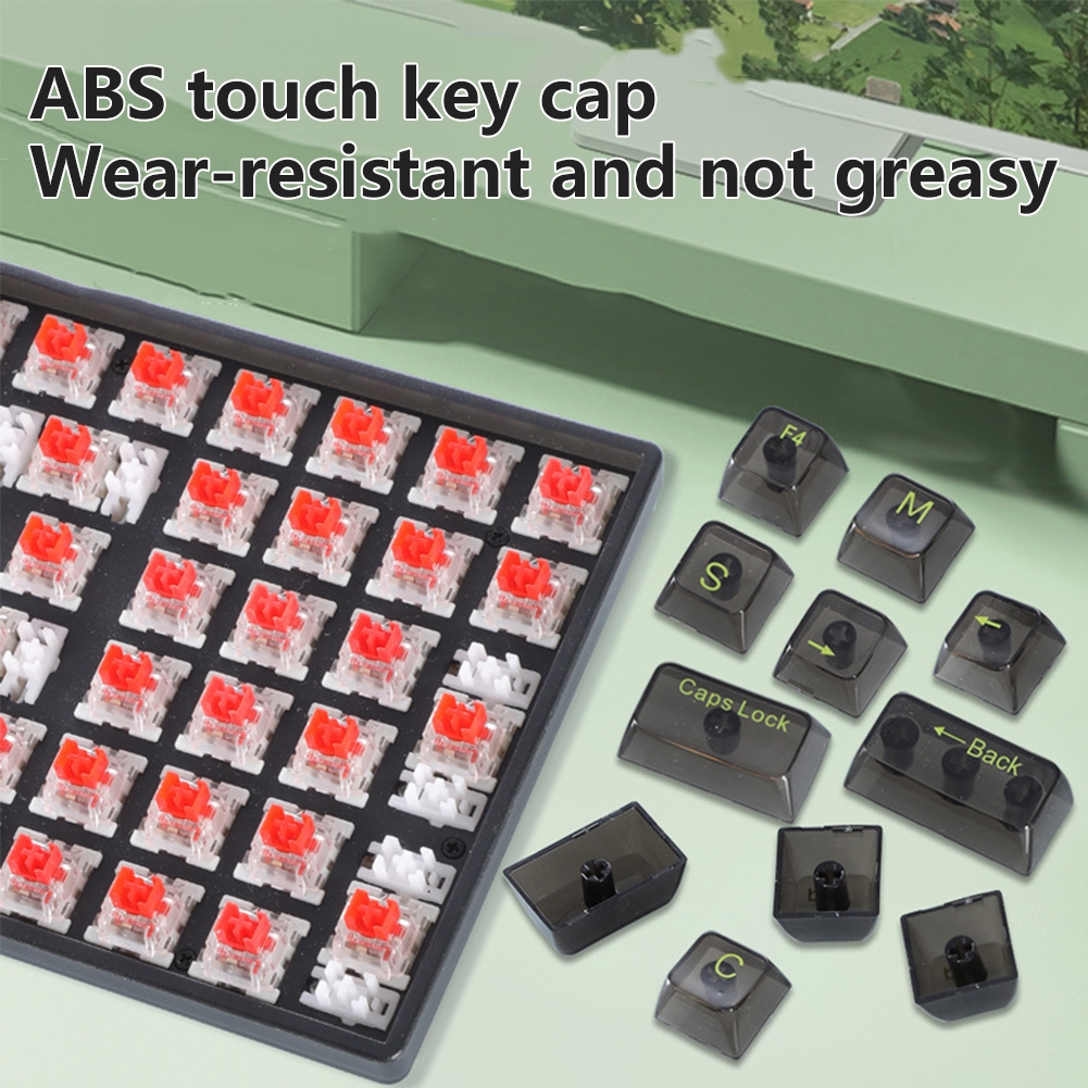 10PCS 3 Pin Mechanical Keyboard Switches Blue Red Brown For Home Office ...