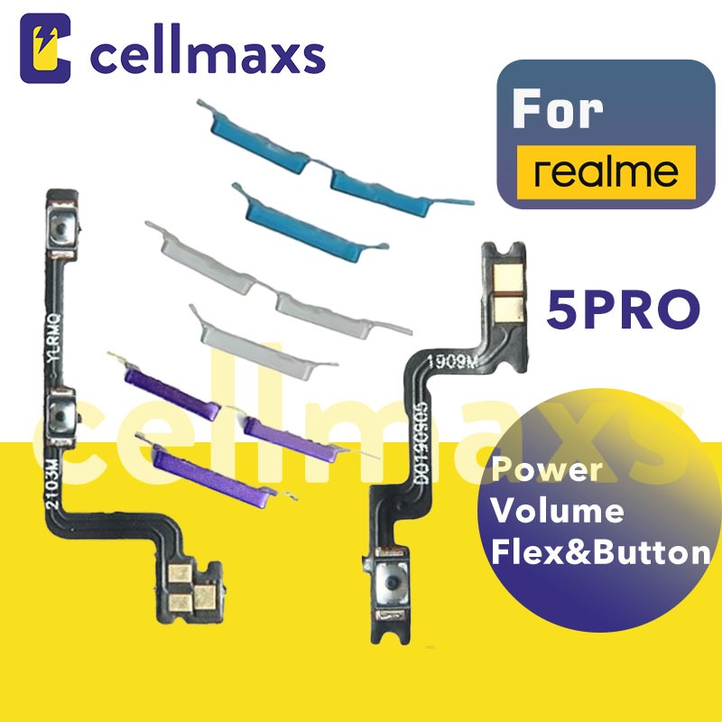 For OPPO REALME 5 Pro Power On Off Volume Flex Button | Shopee Philippines