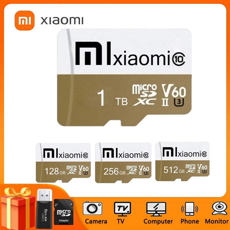 Xiaomi 2TB Mini SD Card 128GB 256GB 512GB 1TB Classe 10 High Speed TF ...