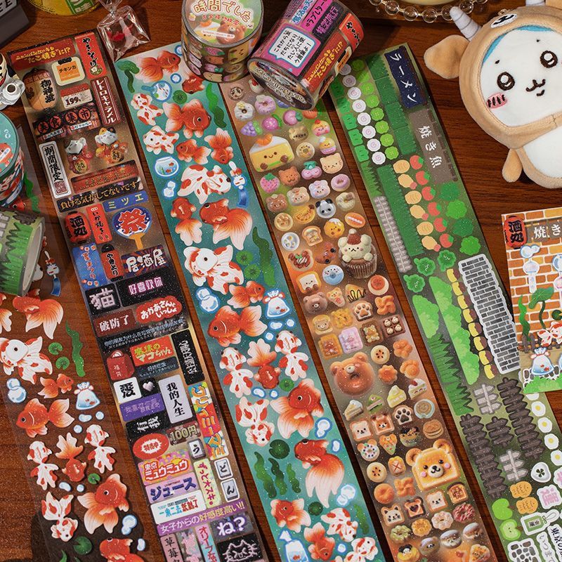 Ohaya | Ancient Japanese Goldfish Food Tape Sticker 2m Flashing Sticker ...