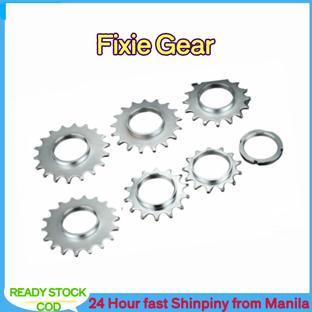 Single-Speed Fixie Gear Track Bike Cog Set with Lock Ring - 13T to 18T ...