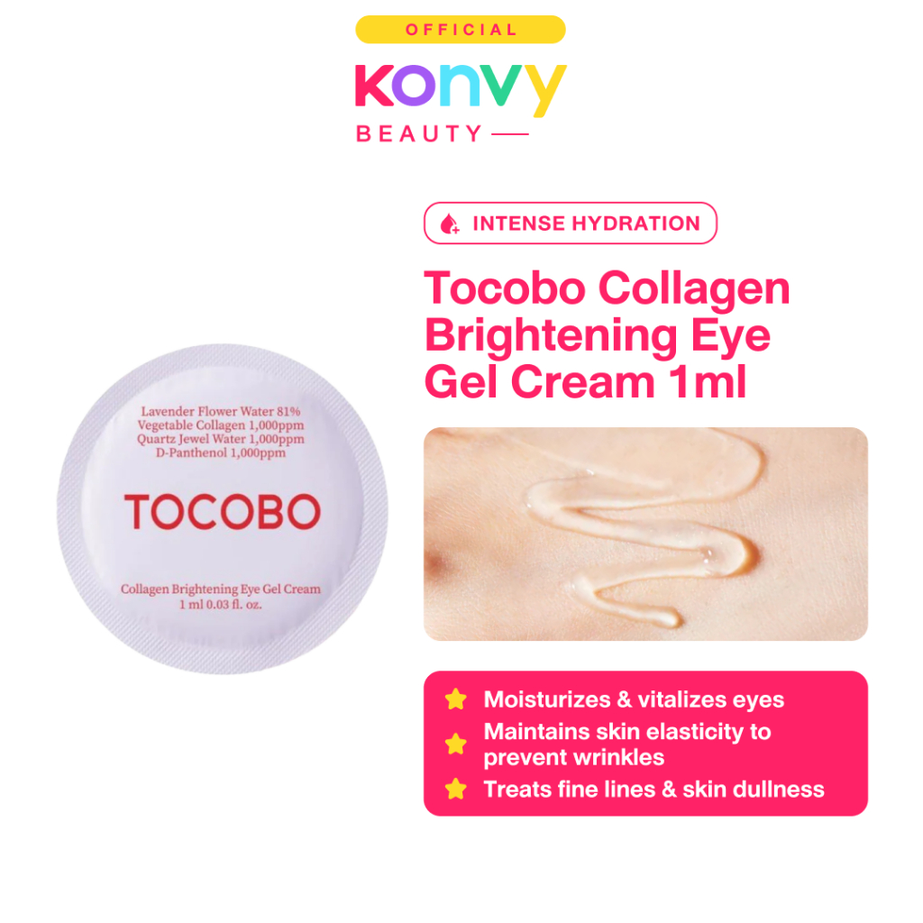 Crème Gel Contour Des Yeux TOCOBO Collagen Brightening - 30 Ml, Hydratant éclat, Neuve Sous Emballage