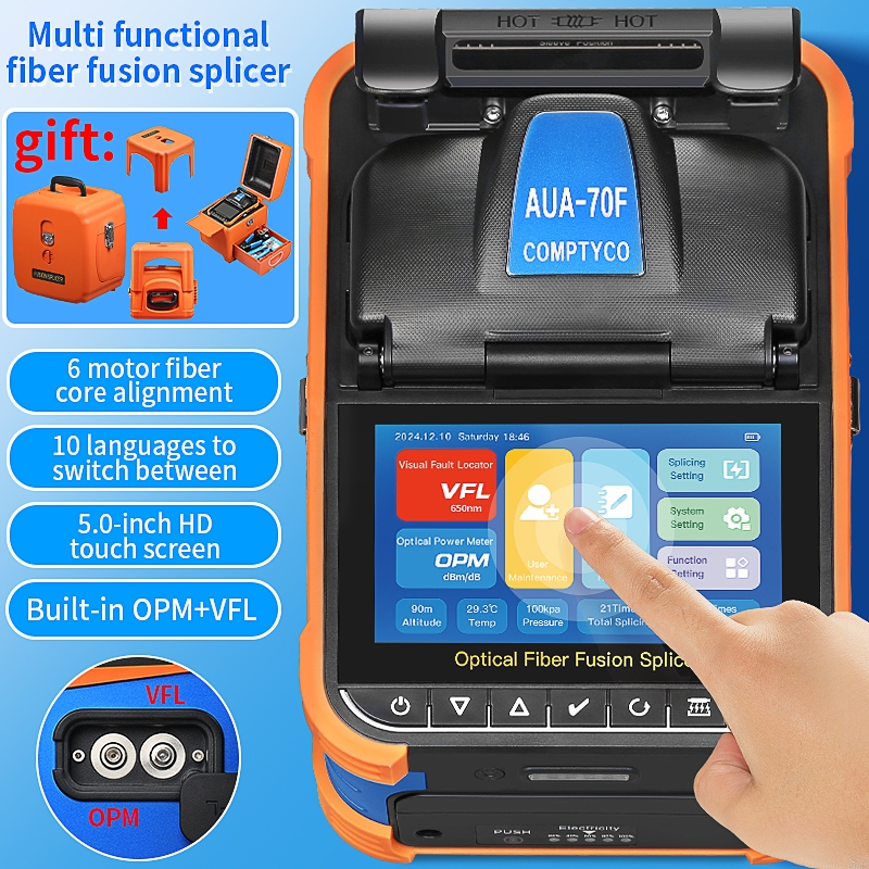 AUA-70F Blue New 6 Motor Touch Screen Edition Fiber Optic Fusion ...
