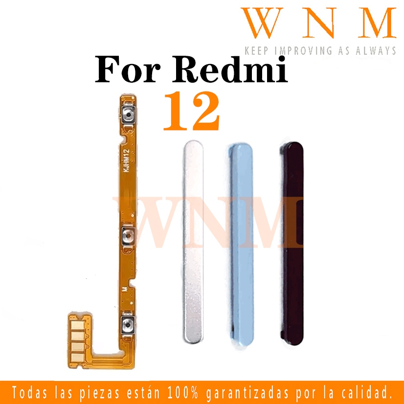 For Xiaomi Redmi 12 Power button flex on / off Switch Button Side Key ...