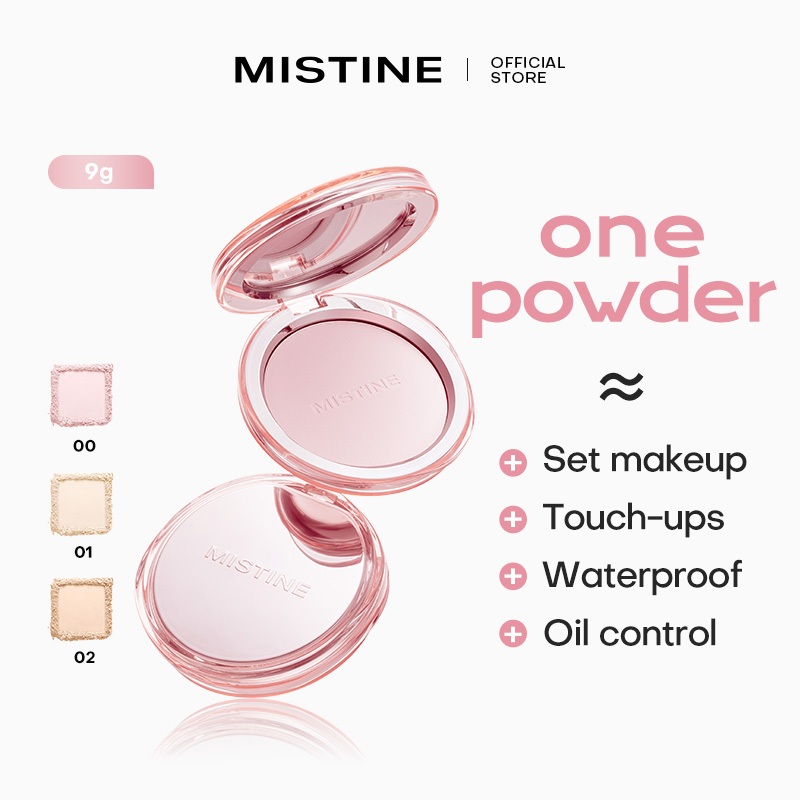 MISTINE 4K Compact Powder Makeup Setting Powder 9g Oil Control ...
