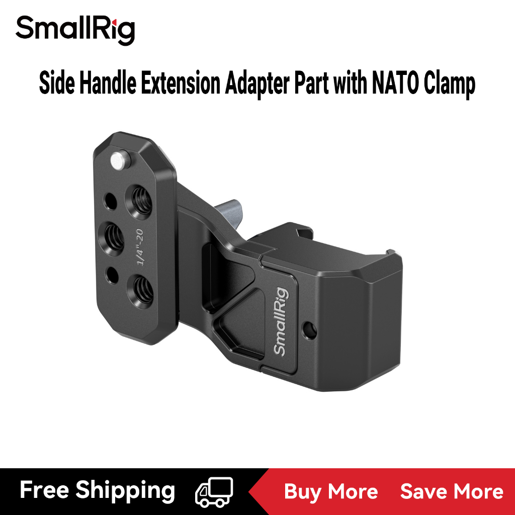 SmallRig Side Handle Extension Adapter Part with NATO Clamp #4458 ...