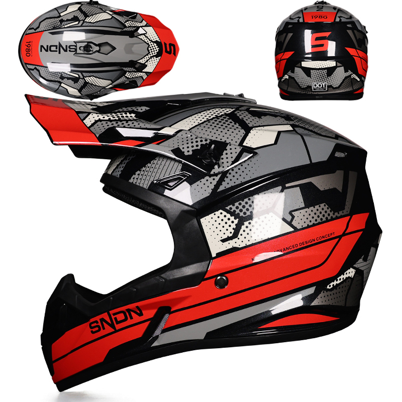 Motorcycle Helmet Full Face Racing Motorcycle Safety Breathable Unisex ...