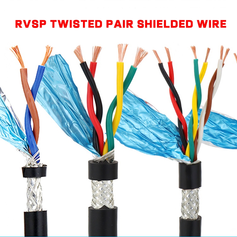 Carol C2524A 20 AWG Shielded Twist Pair Control/Communication Cable – Gray – 100ft