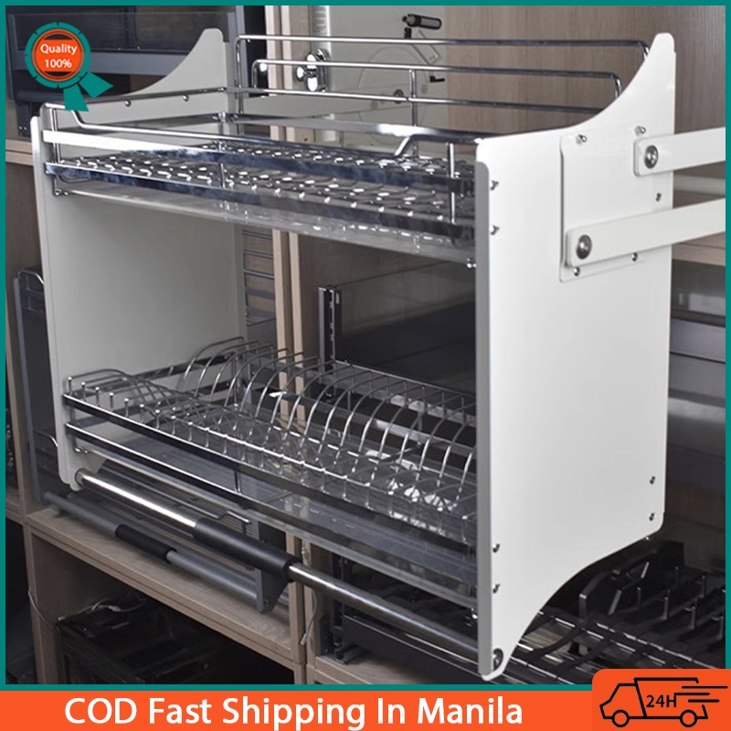 Pull Down Dish Rack Kitchen Pull Out Rack Kitchen Cabinet 304 Stainless ...