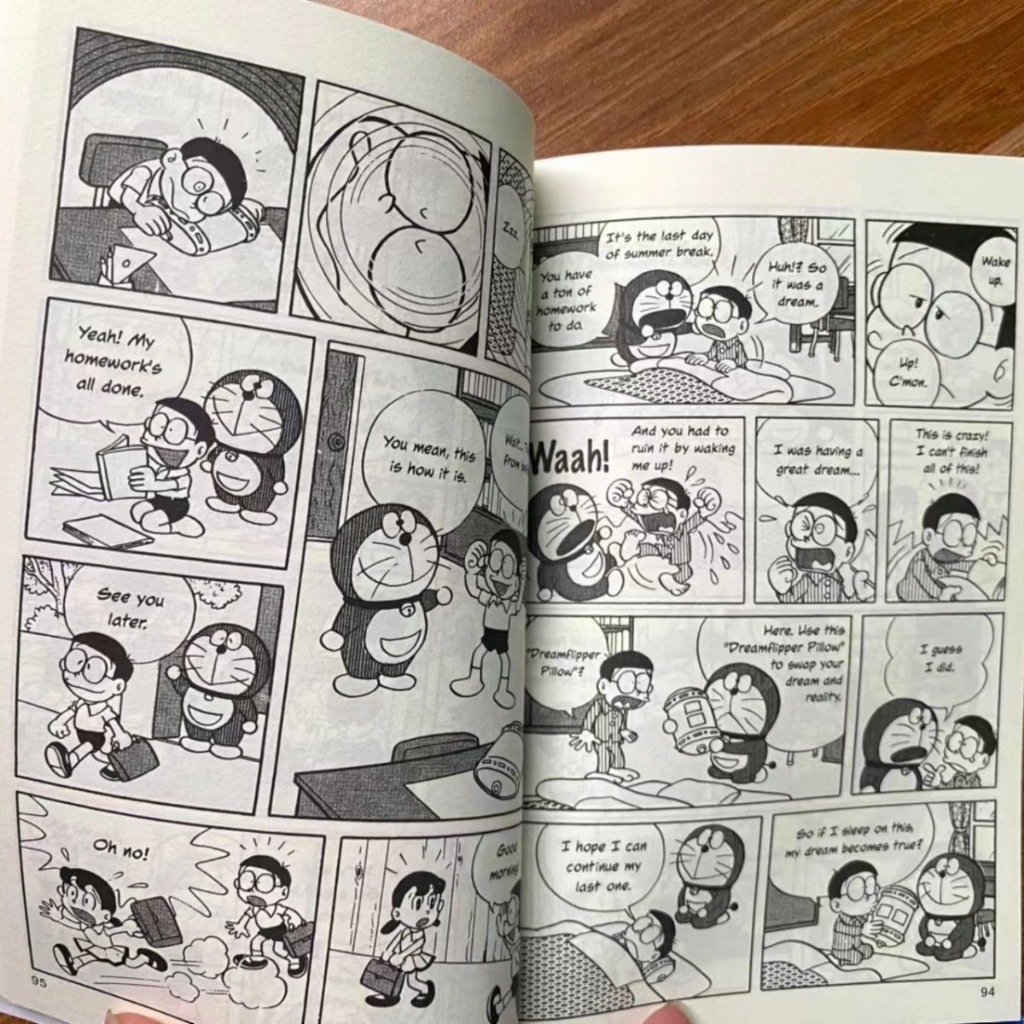 Doraemon English Edition Book Set (Paperback) 8 Volumes Set, Anime Book ...