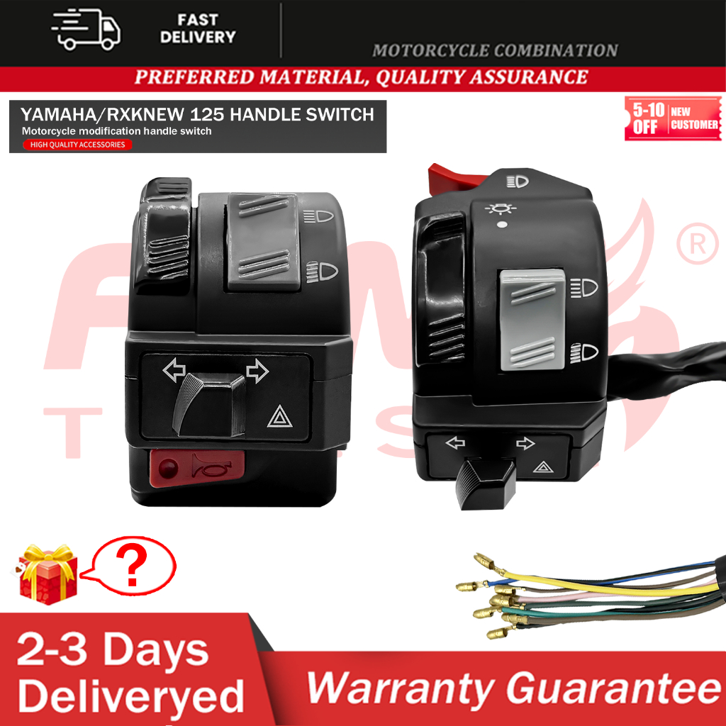 Domino Handle Switch SET For Nmax（Left+Right）with flasher relay plug ...