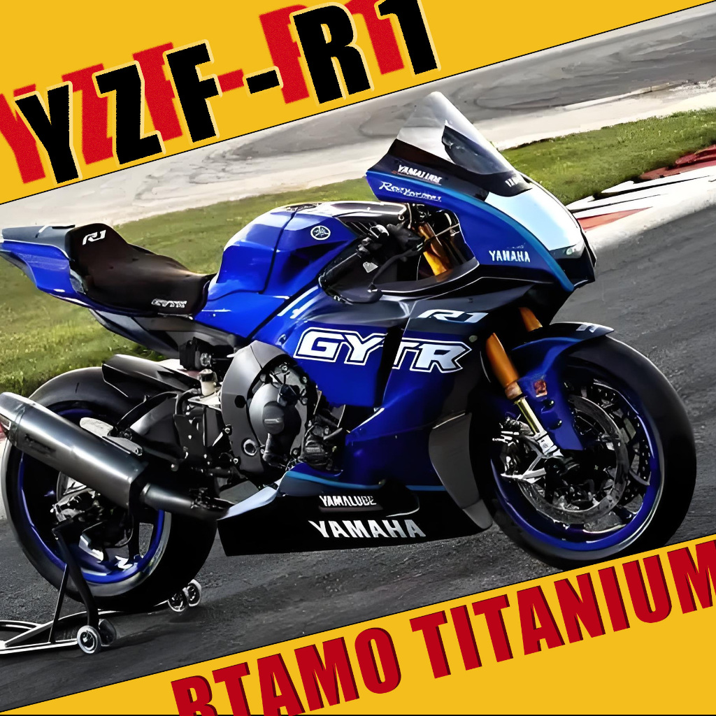 RTAMO x FLAWLESSTI Yamaha R1 Full Set YZF R1M Gr5 Titanium Bolt ...