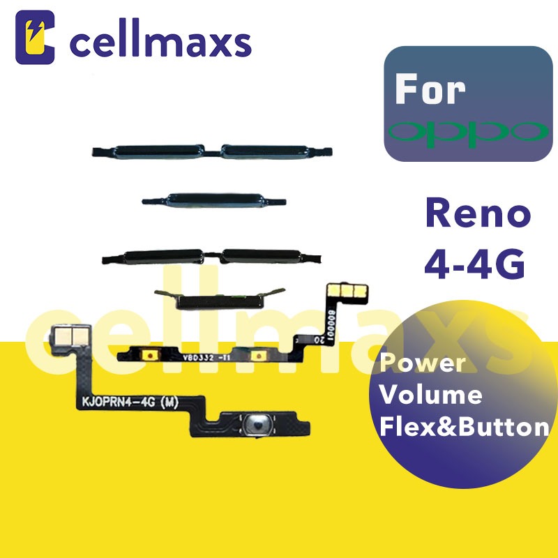 For OPPO Reno 4 4G Power On Off Volume Flex Button CPH2113 | Shopee ...