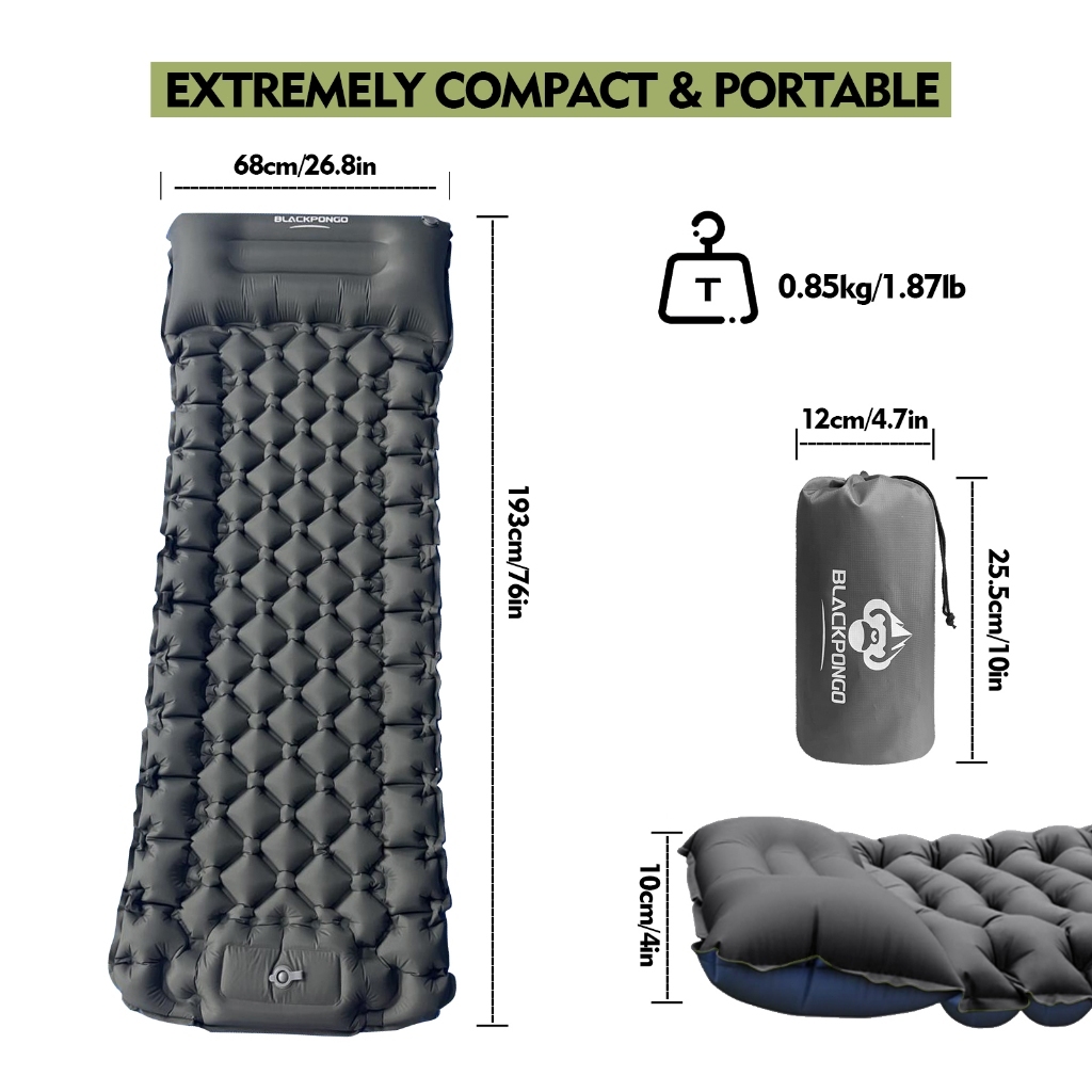 Nylon TPU inflatable cushion ultra-light portable durable waterproof ...