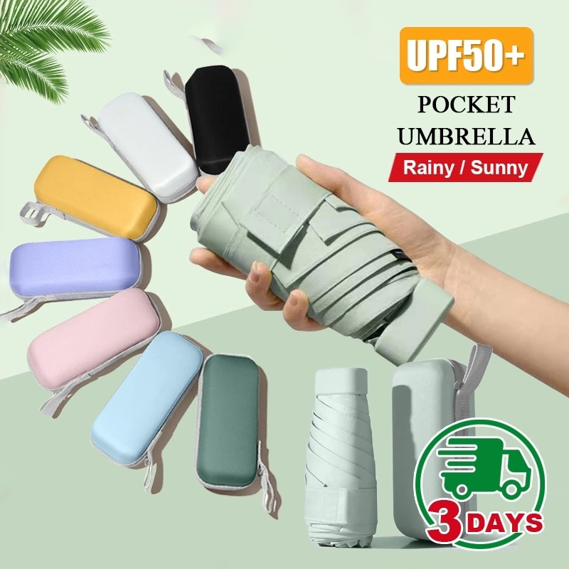 Sun umbrella sunscreen anti-ultraviolet female compact portable sunny ...
