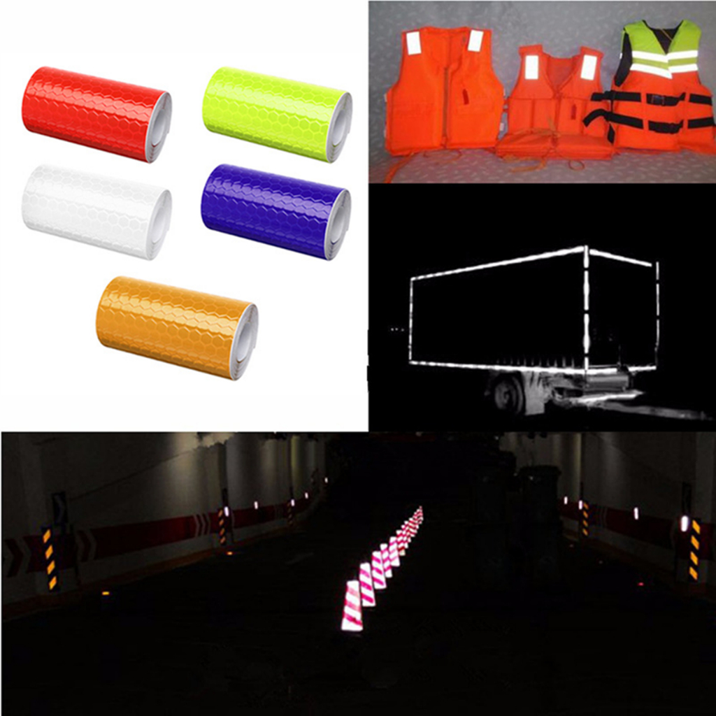 1Rolls Reflective Tape Outdoor Waterproof Reflective Warning Tape ...