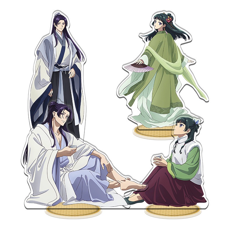 thumbnail image 2 of The Apothecary Diaries, Maomao And Jinshi Acrylic Keychains, Cute 2 of 13