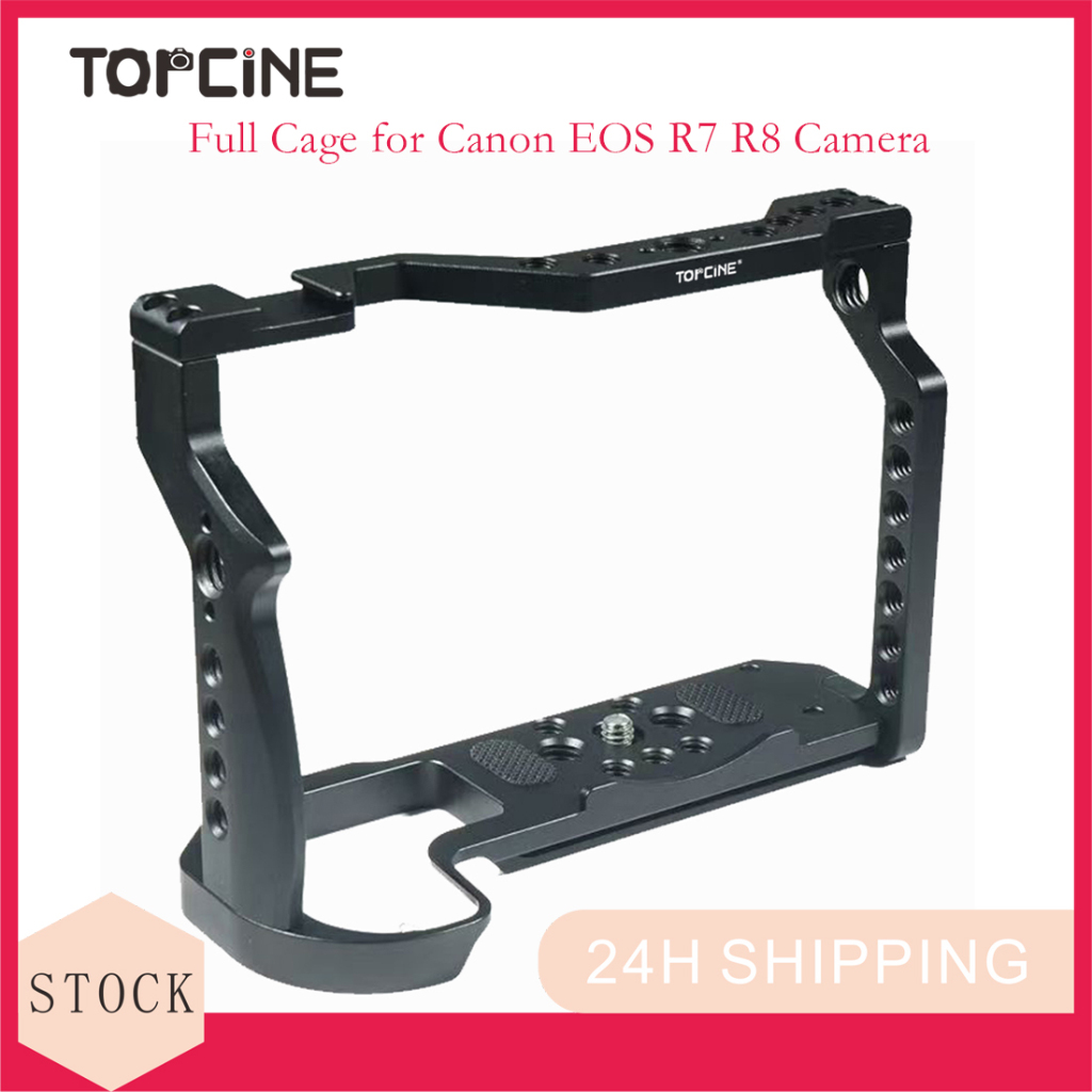 R7 Cage for Canon EOS R7 Camera Full Cage with Quick Release Plate Cold ...