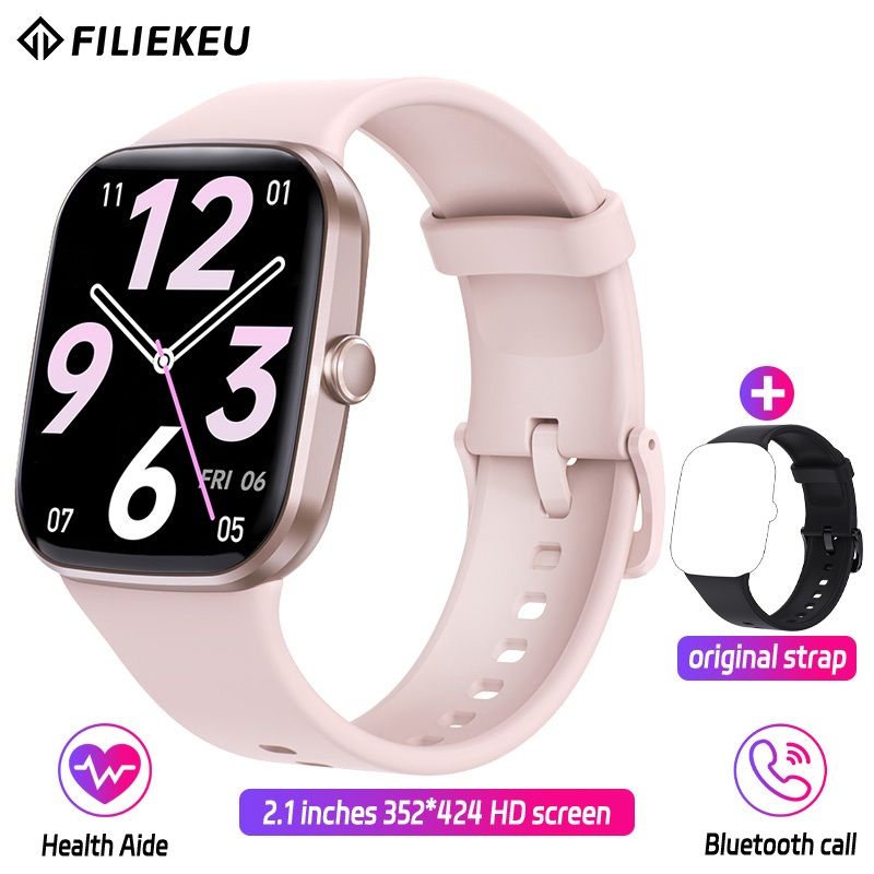 FILIEKEU Inch HD Smart Watch Men Women Sports Fitness Bracelet