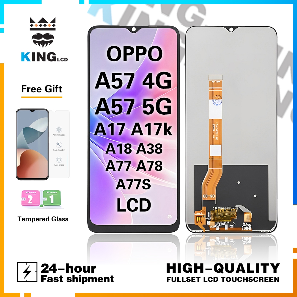 Screen Replacement For Oppo A57 4G CPH2387/A57s CPH2385 Black Premium - View #7