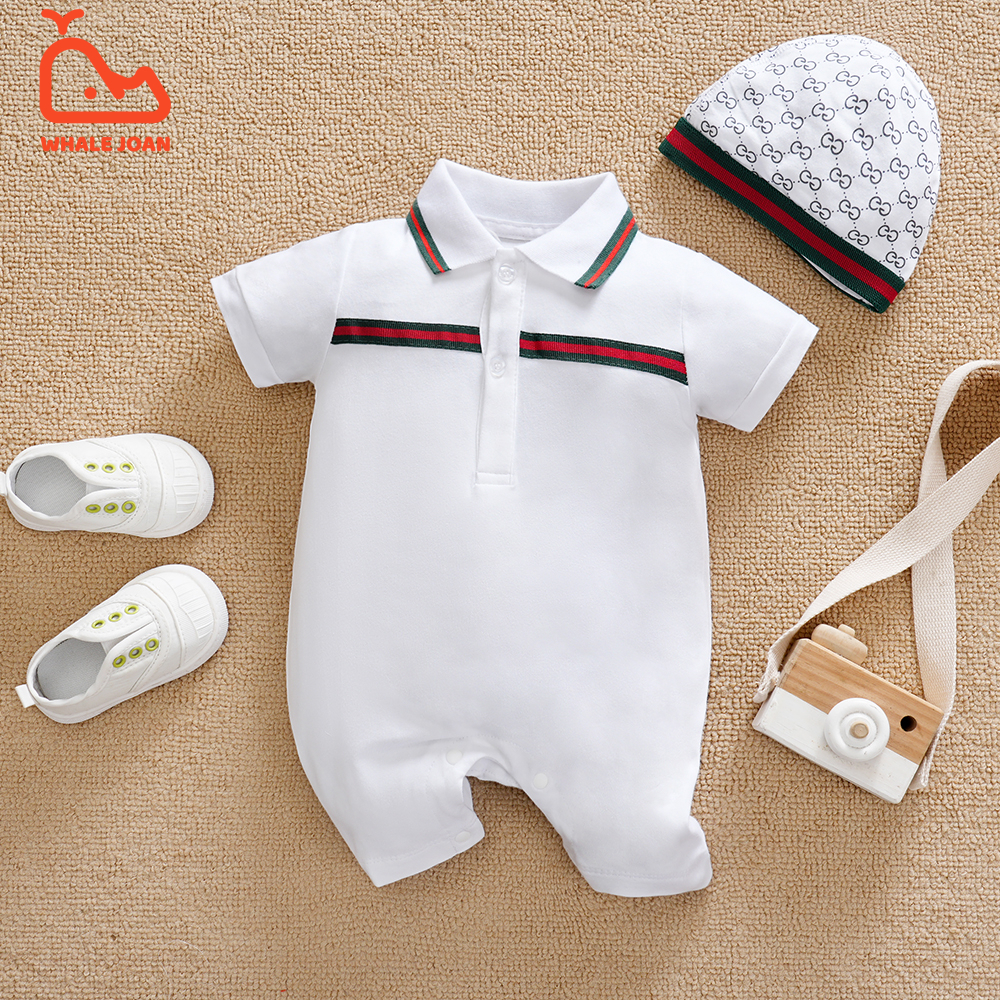 Short Sleeve Romper & Hat 010277 main image 0