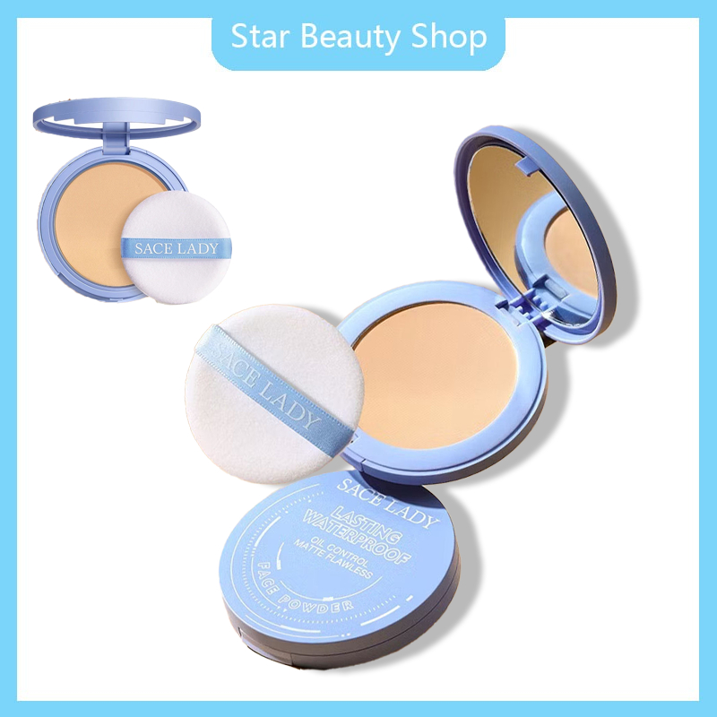 SACE LADY Oil Control Powder Matte Waterproof Flawless Setting Powder ...