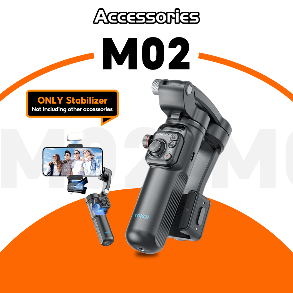 M02 3-Axis Handheld Gimbal Stabilizer for Smartphone with Wireless ...