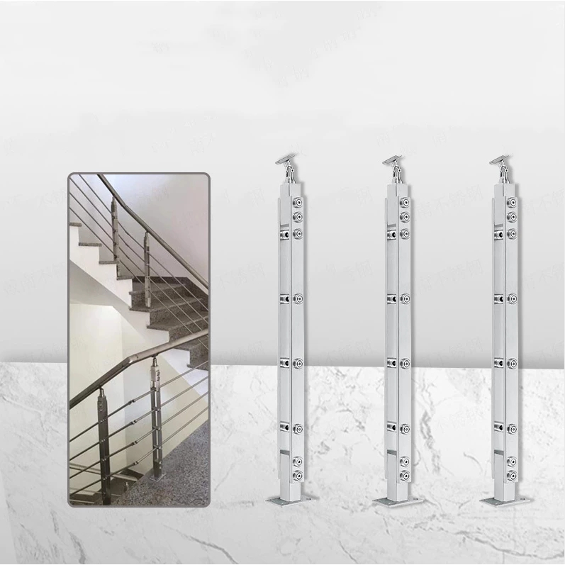 【LOCAL SHIP】Railing Pole Hand Rail Stainless Steel Railing Pole ...