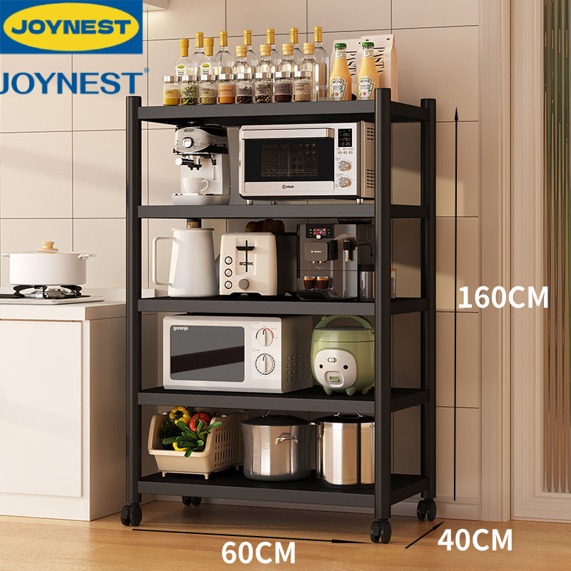 JOYNEST 5 Tier Metal Carbon Steel Kitchen Rack Fodable Rack Shelf ...