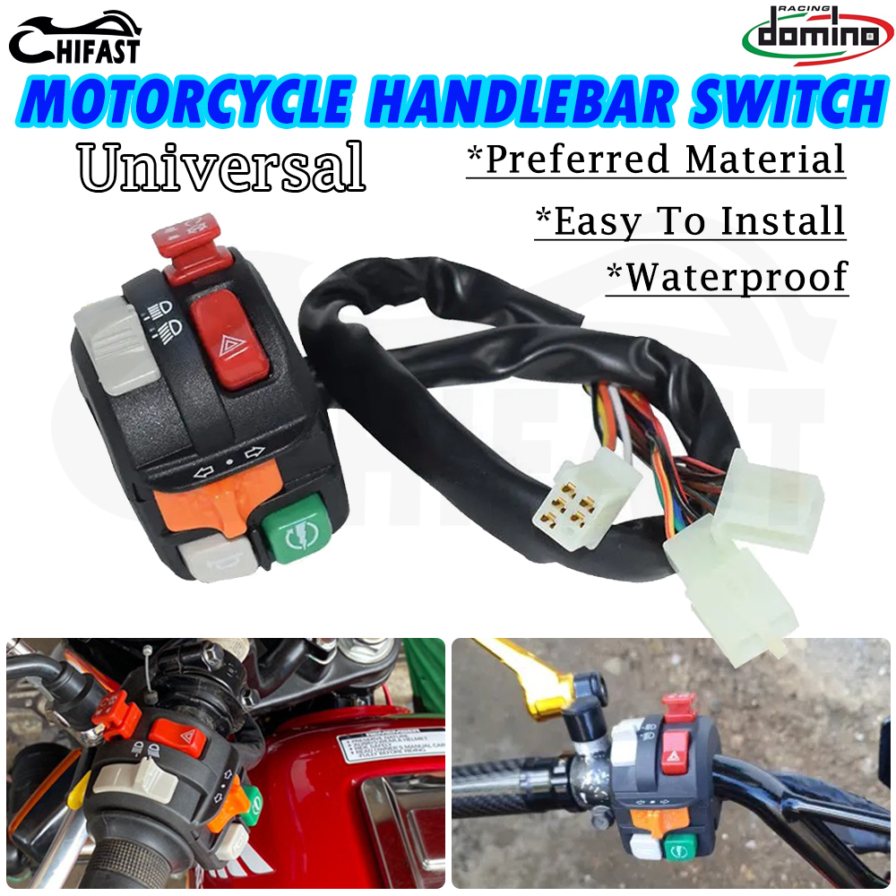 HIFAST Motorcycle Universal Handle Switch All in One Switch Handlebar ...