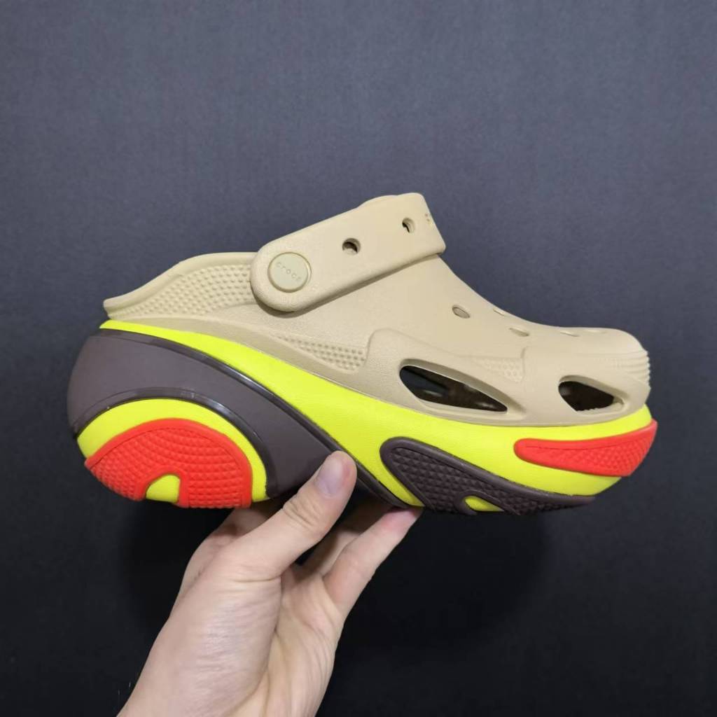 Crocs - bubble crush clog Loafers Sailing elevator shoes | Shopee ...